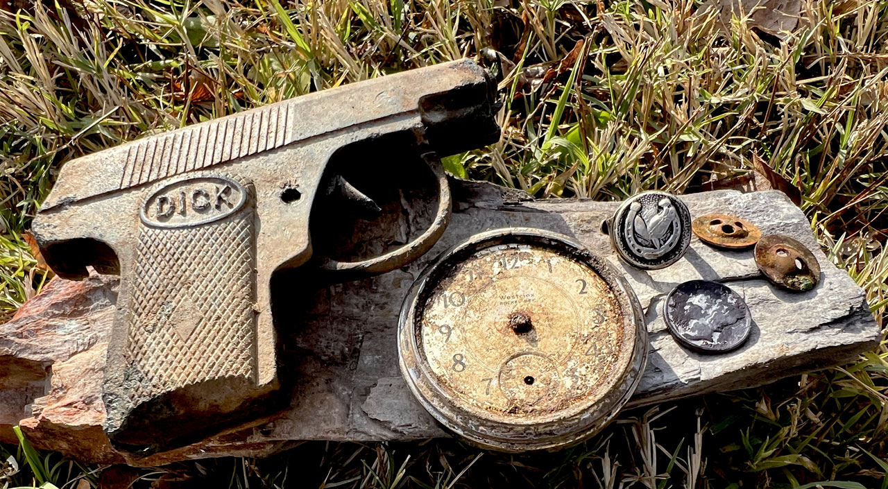 Dick Tracy Cap Gun Found Metal Detecting
